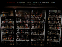 Tablet Screenshot of fooderybeer.com